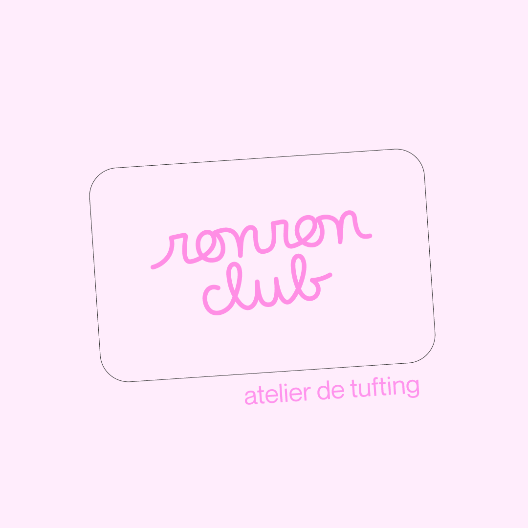 Carte-ronron-cadeau pour offrir un atelier de tufting en cadeau