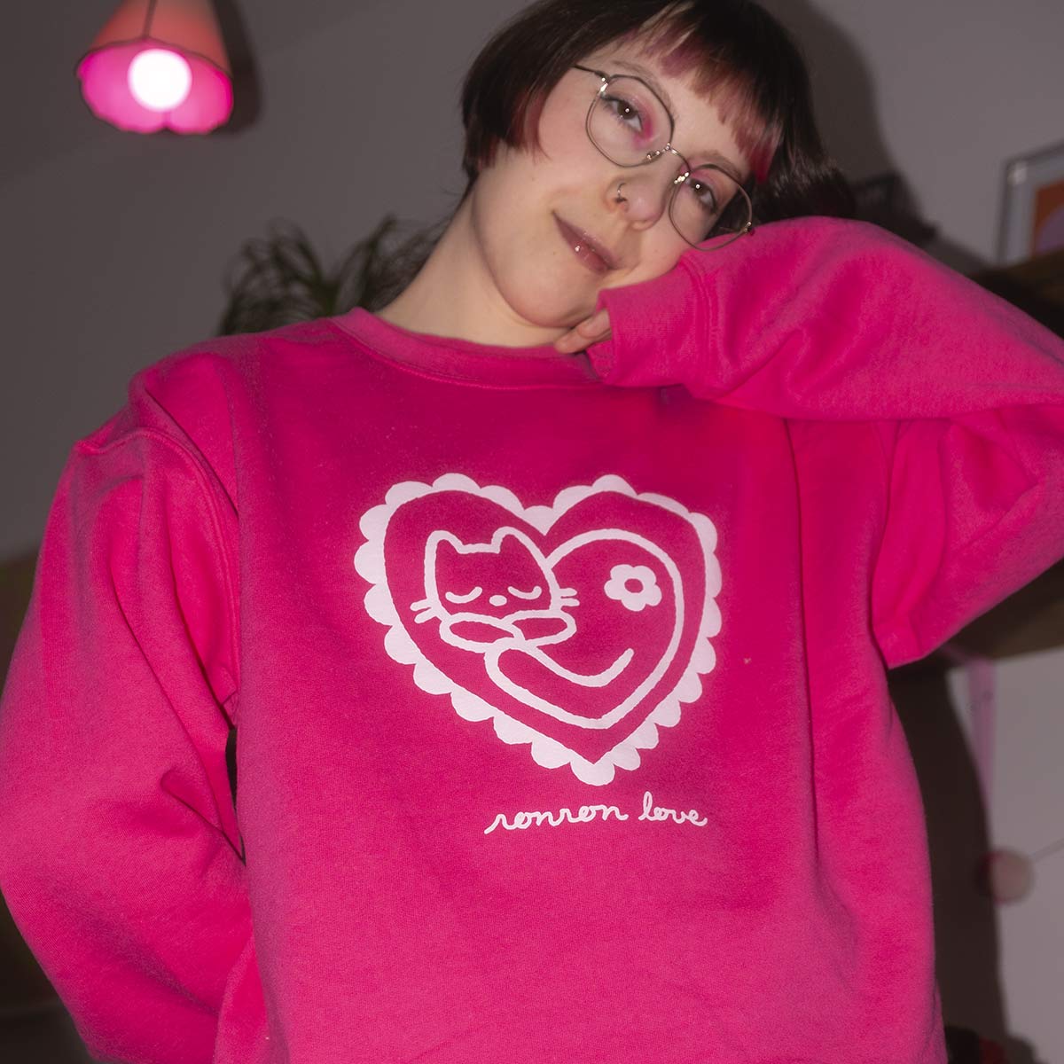 Ronron Love Crewneck