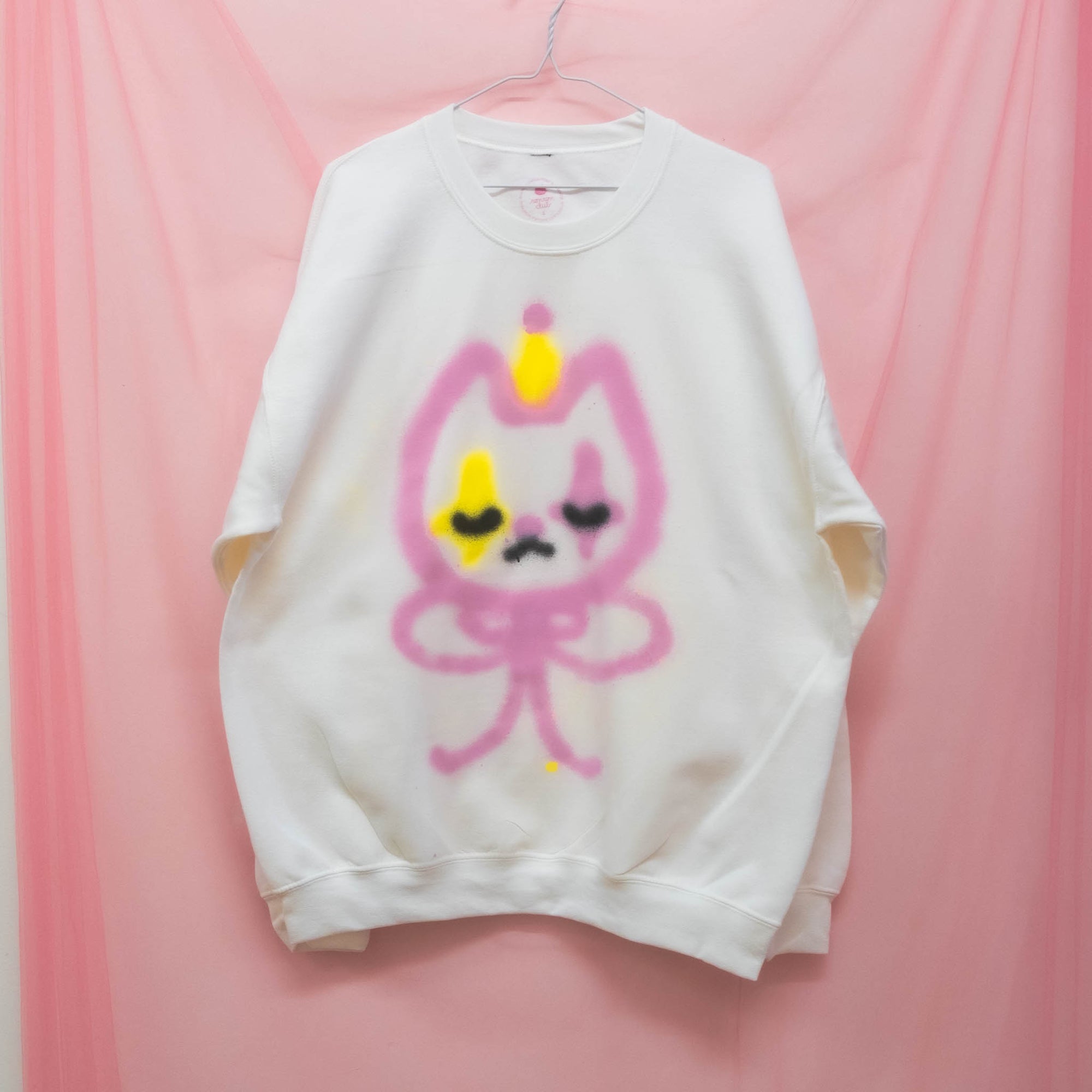 Chandail "Chat clown" unique (L)