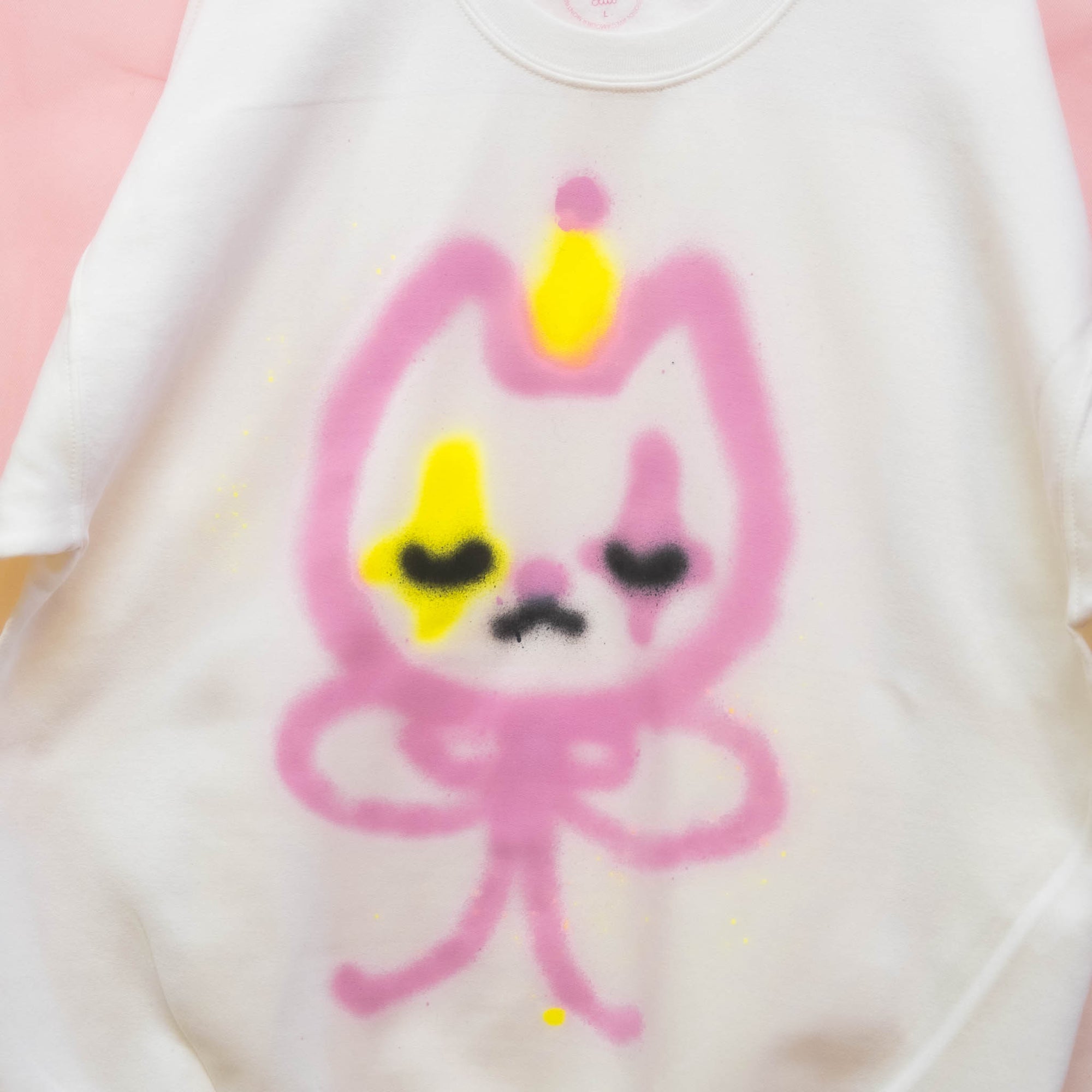 Chandail "Chat clown" unique (L)