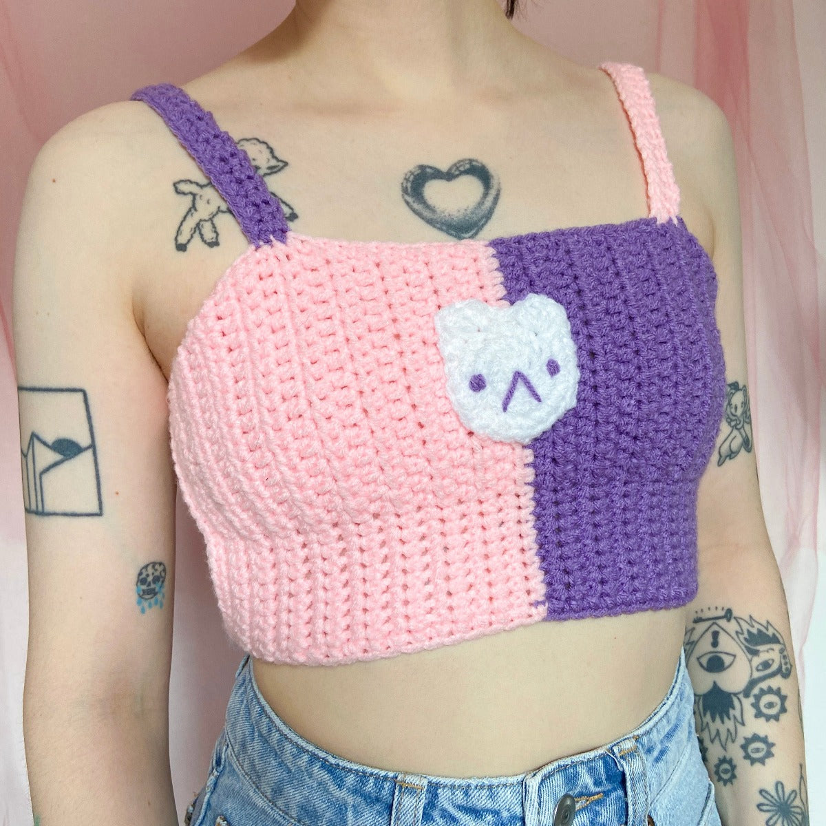 Haut en crochet — collab Owliecrochet x Ronron.club