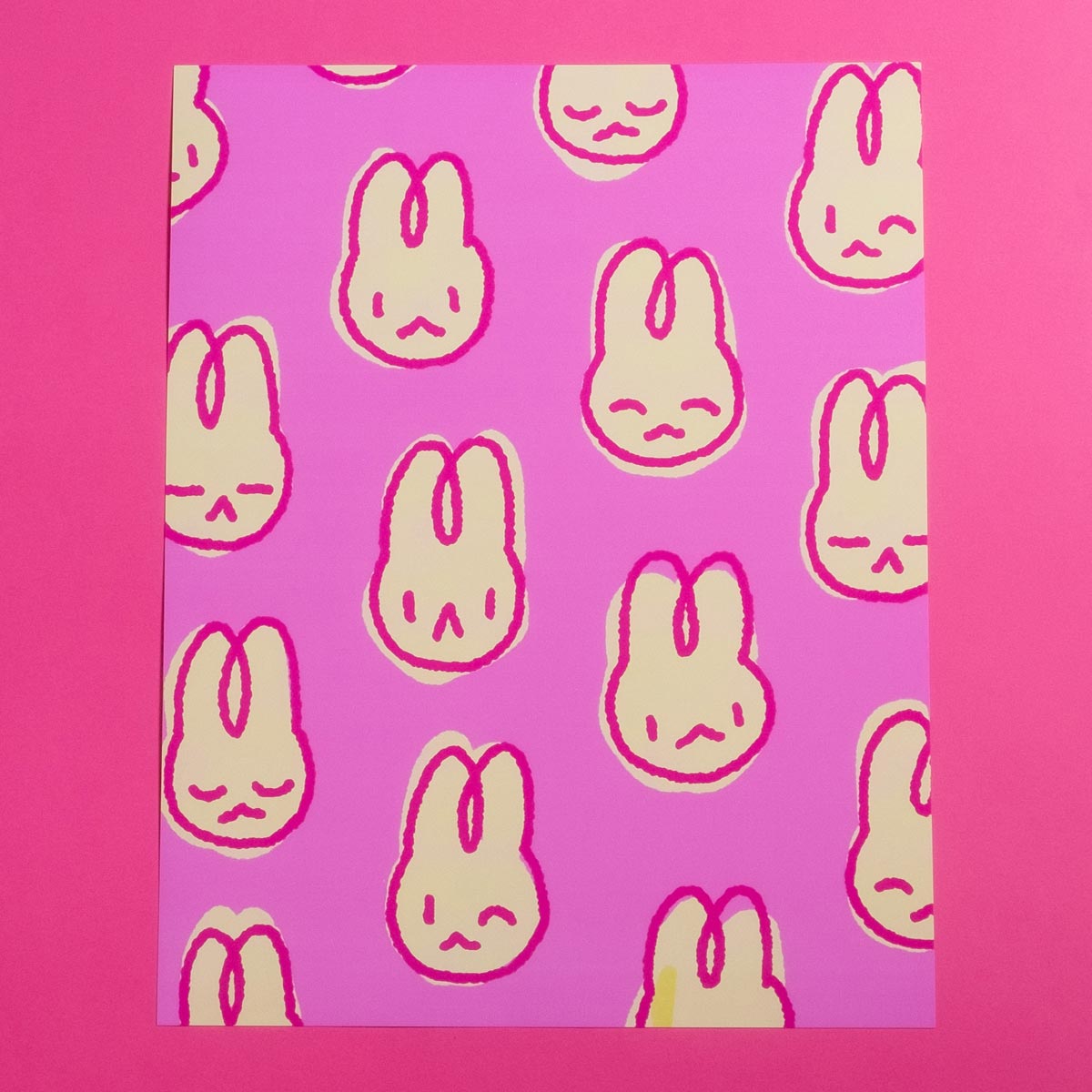 Infinite bunnies poster 11x14"