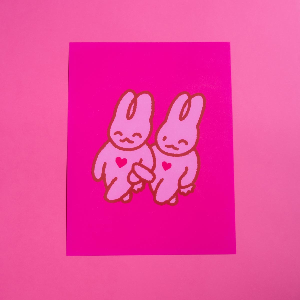 Fusional bunnies poster 8.5x11