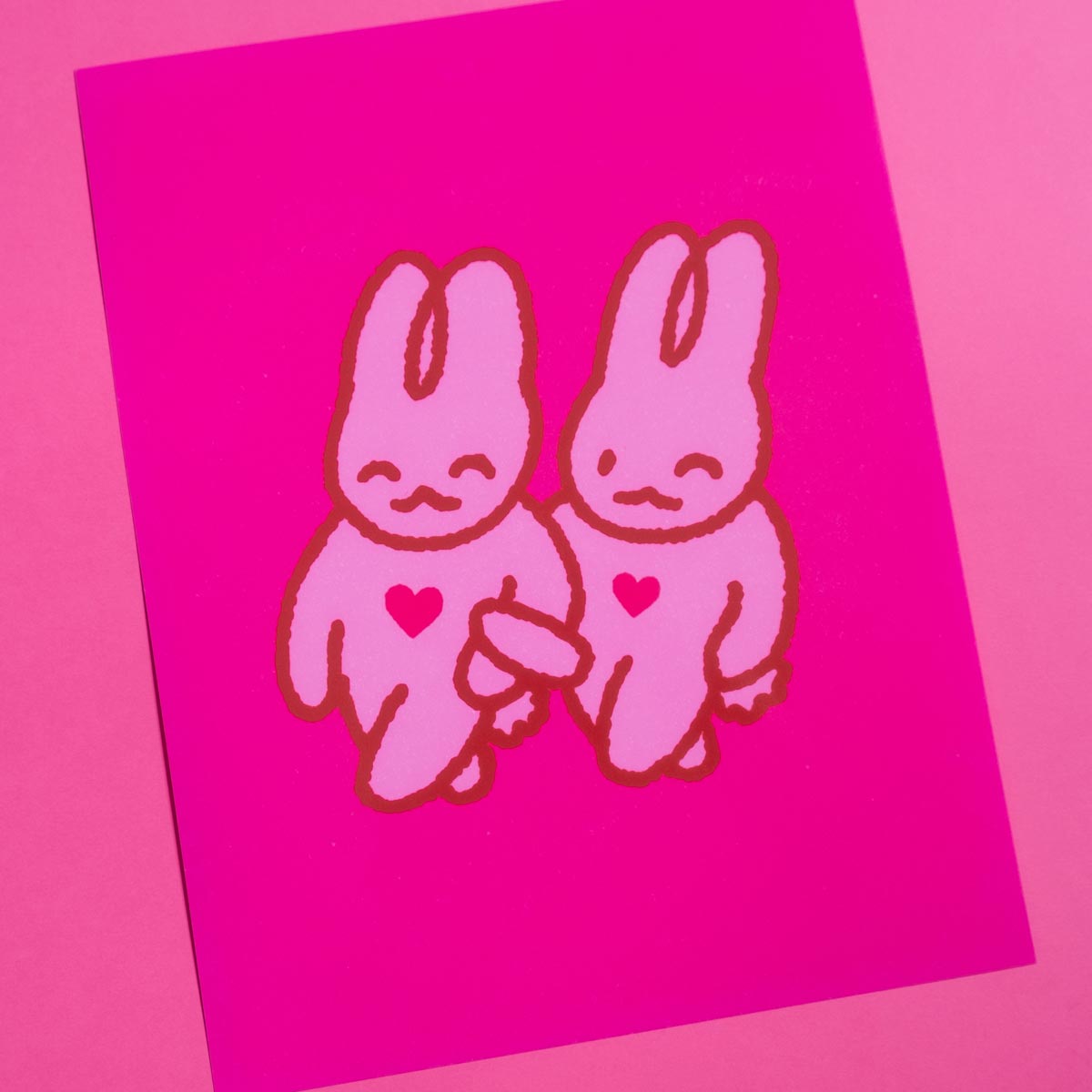 Fusional bunnies poster 8.5x11