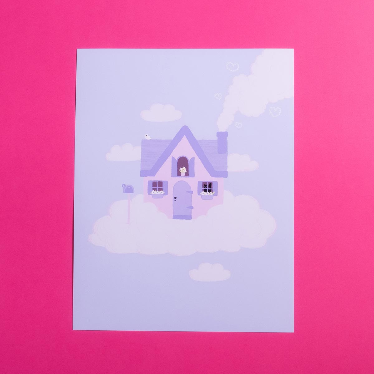 Dream pastel house poster 8.5x11