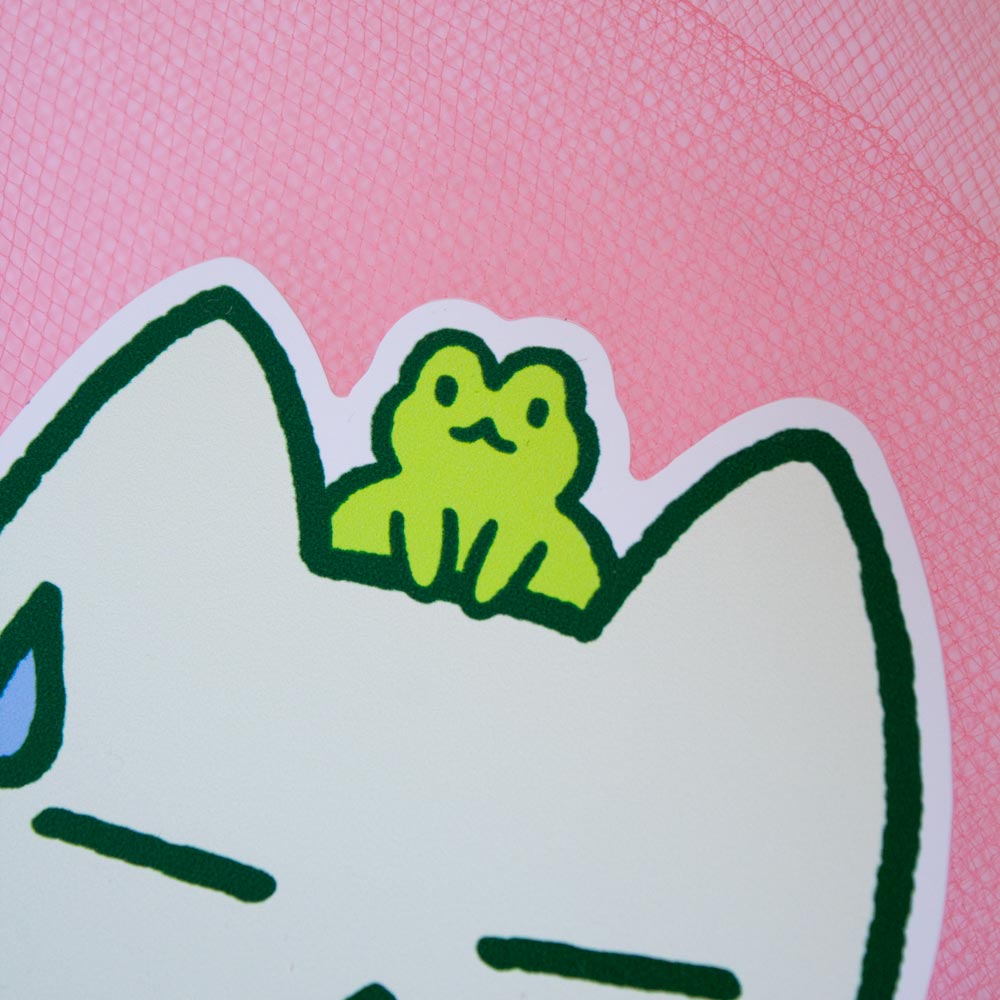 Lil frog sticker 3"