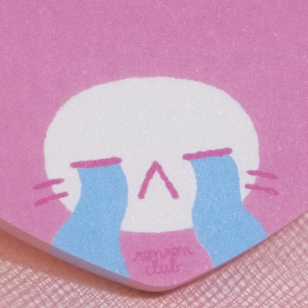 Sad Heart Cat Sticky Notes