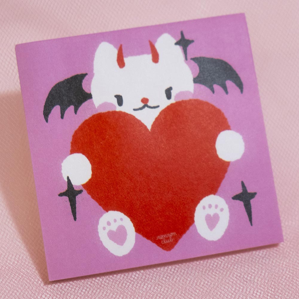 Evil Kitty Sticky Notes