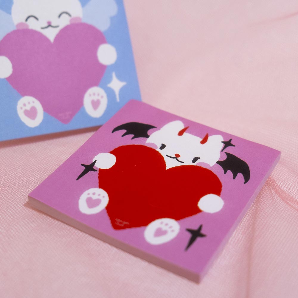 Evil Kitty Sticky Notes