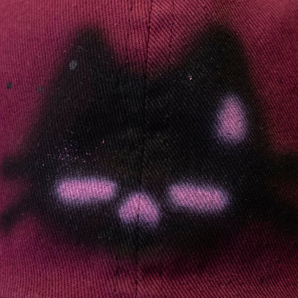Casquette bourgogne "Chat tanné" unique