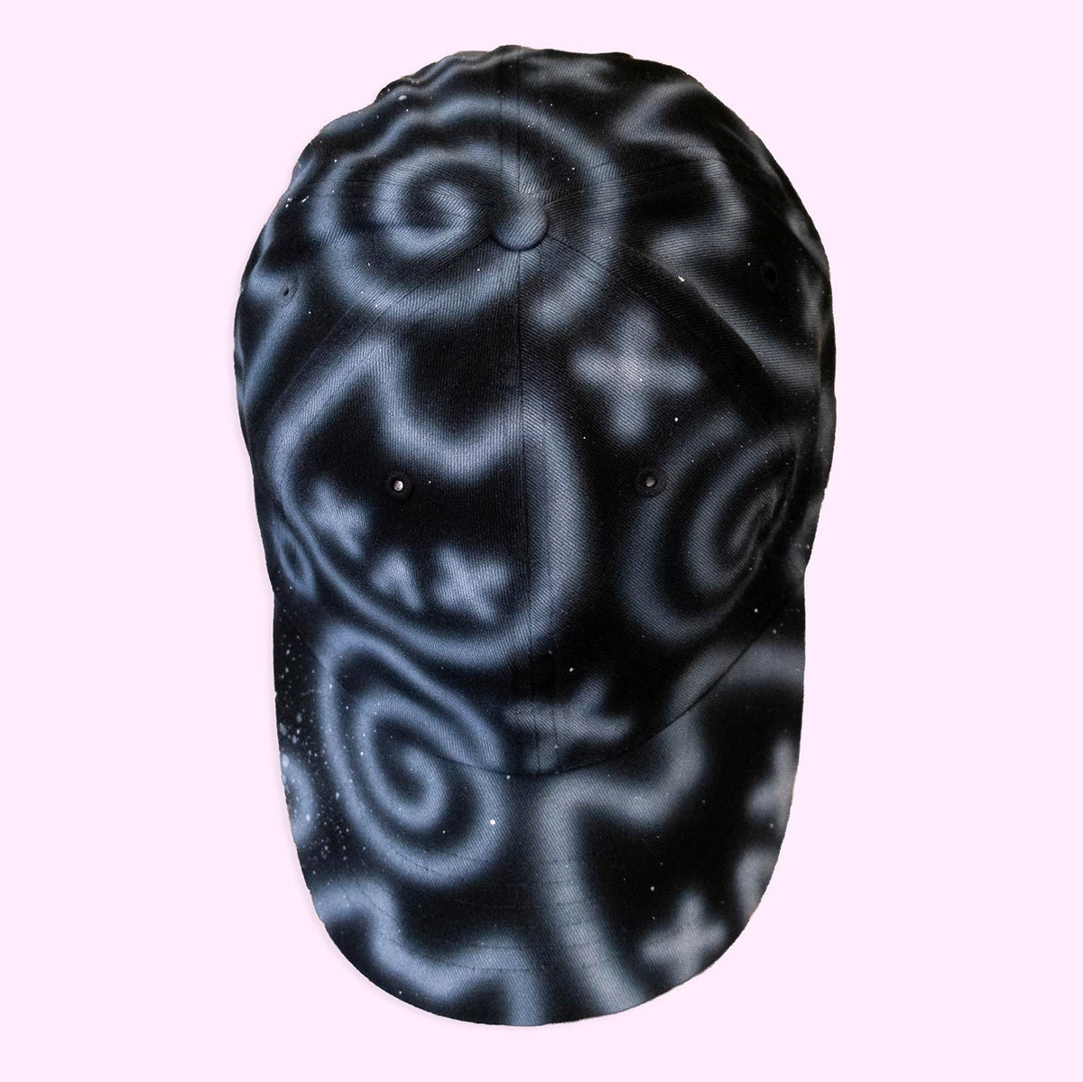 Unique "Emo Cats" Airbrushed Black Hat