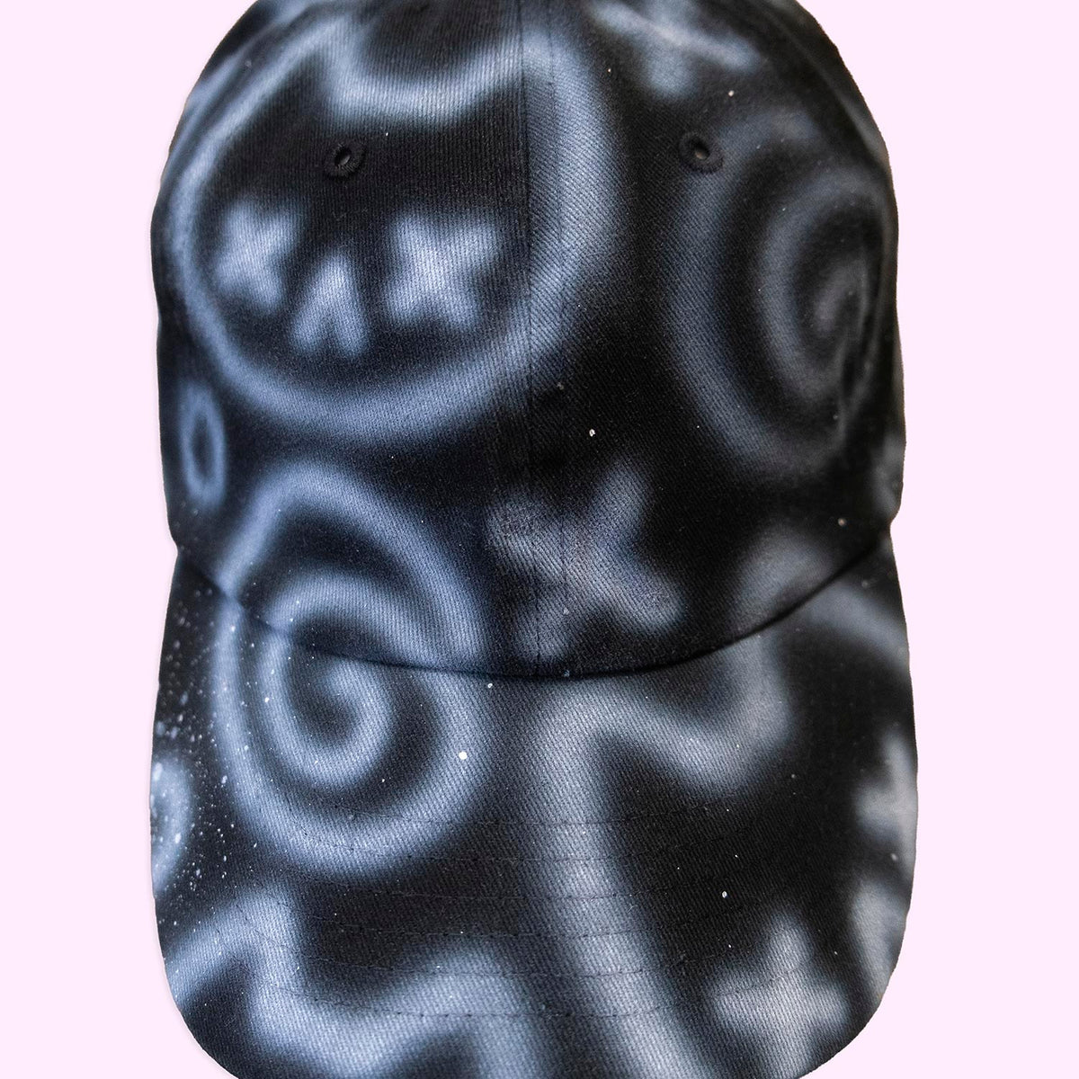 Unique "Emo Cats" Airbrushed Black Hat