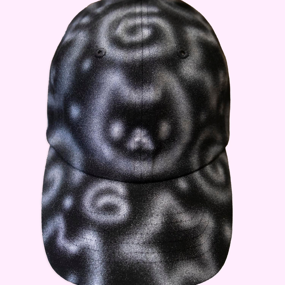 Casquette noire "chats mixed feelings argenté" unique