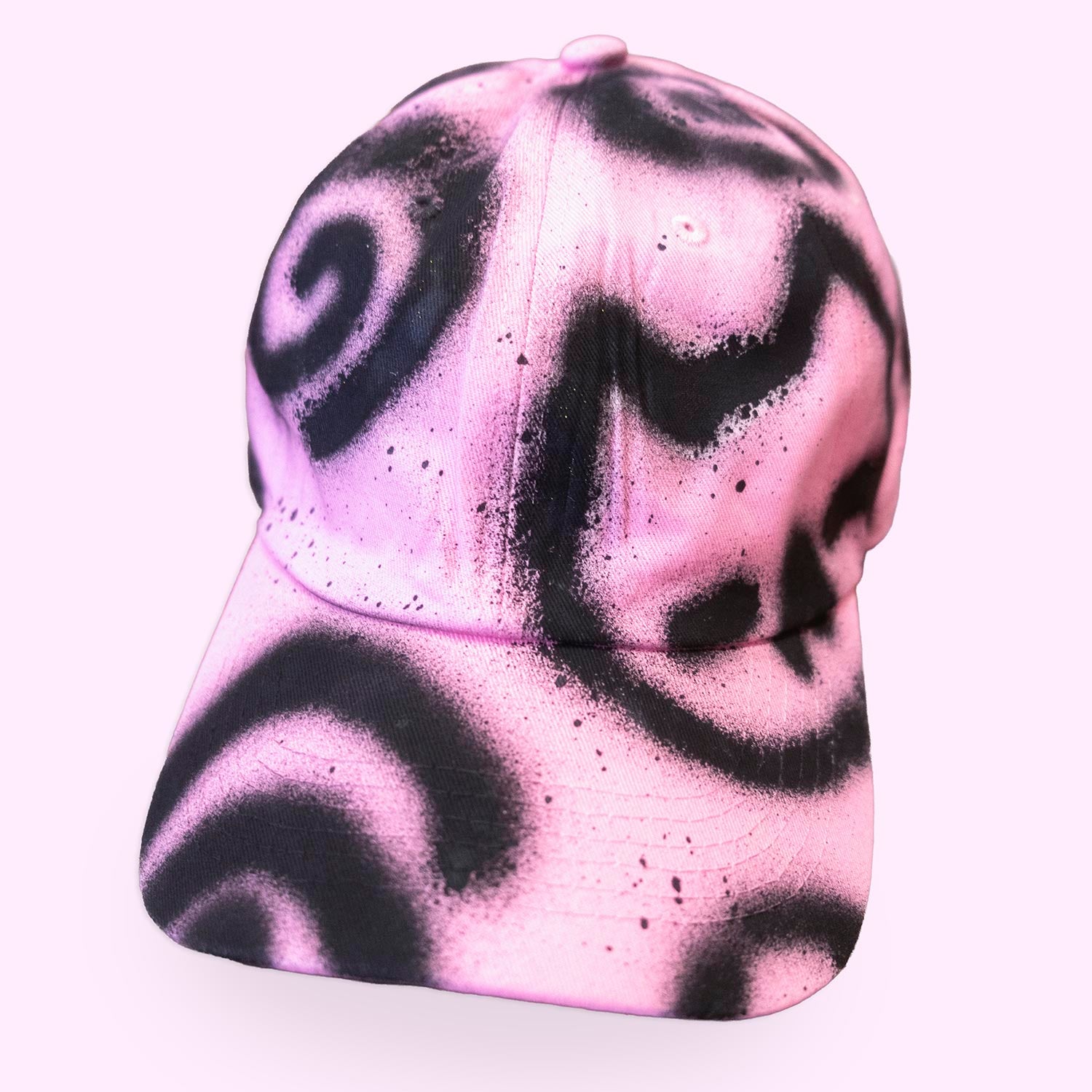 Casquette rose "minous infinis" unique