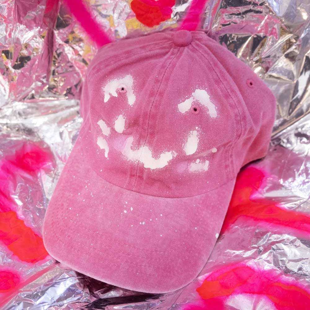 Casquette rose "minou 0w0" unique