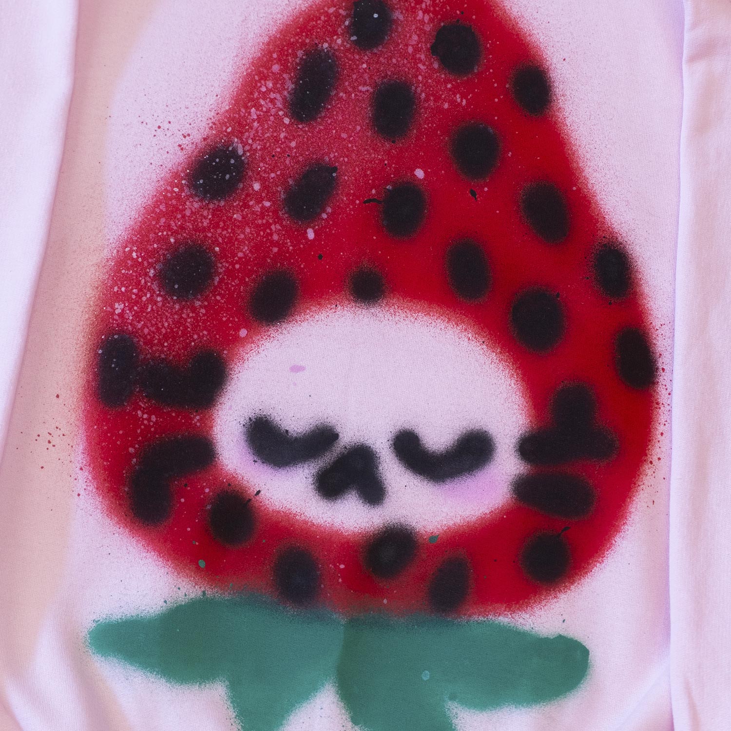 Pink "Peaceful Strawberry" Crewneck, medium size