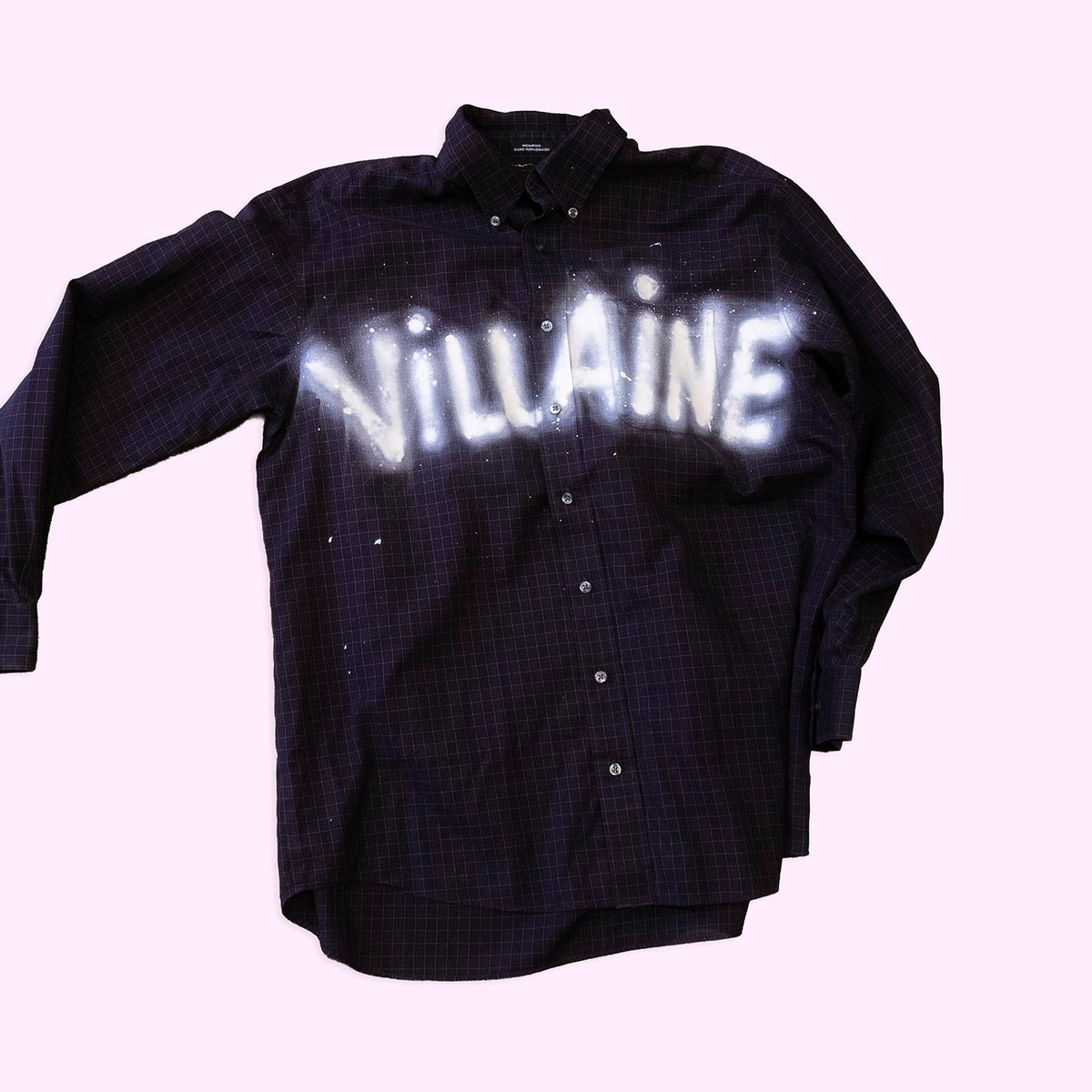Chemise upcyclée "VILLAINE" carottée