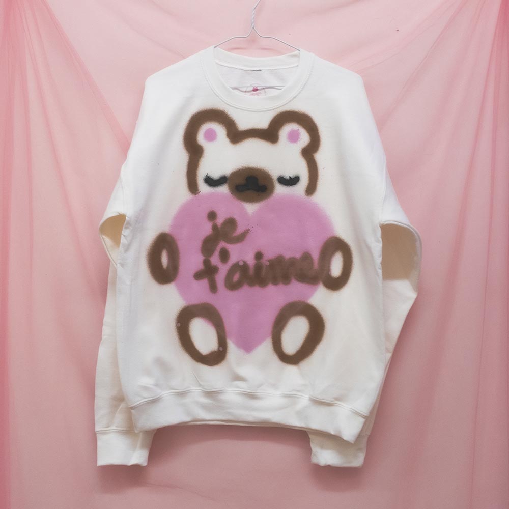 Chandail "Ourson je t'aime" unique (M)