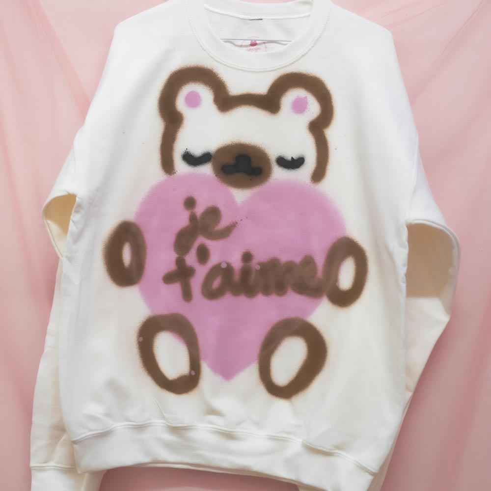 Chandail "Ourson je t'aime" unique (M)