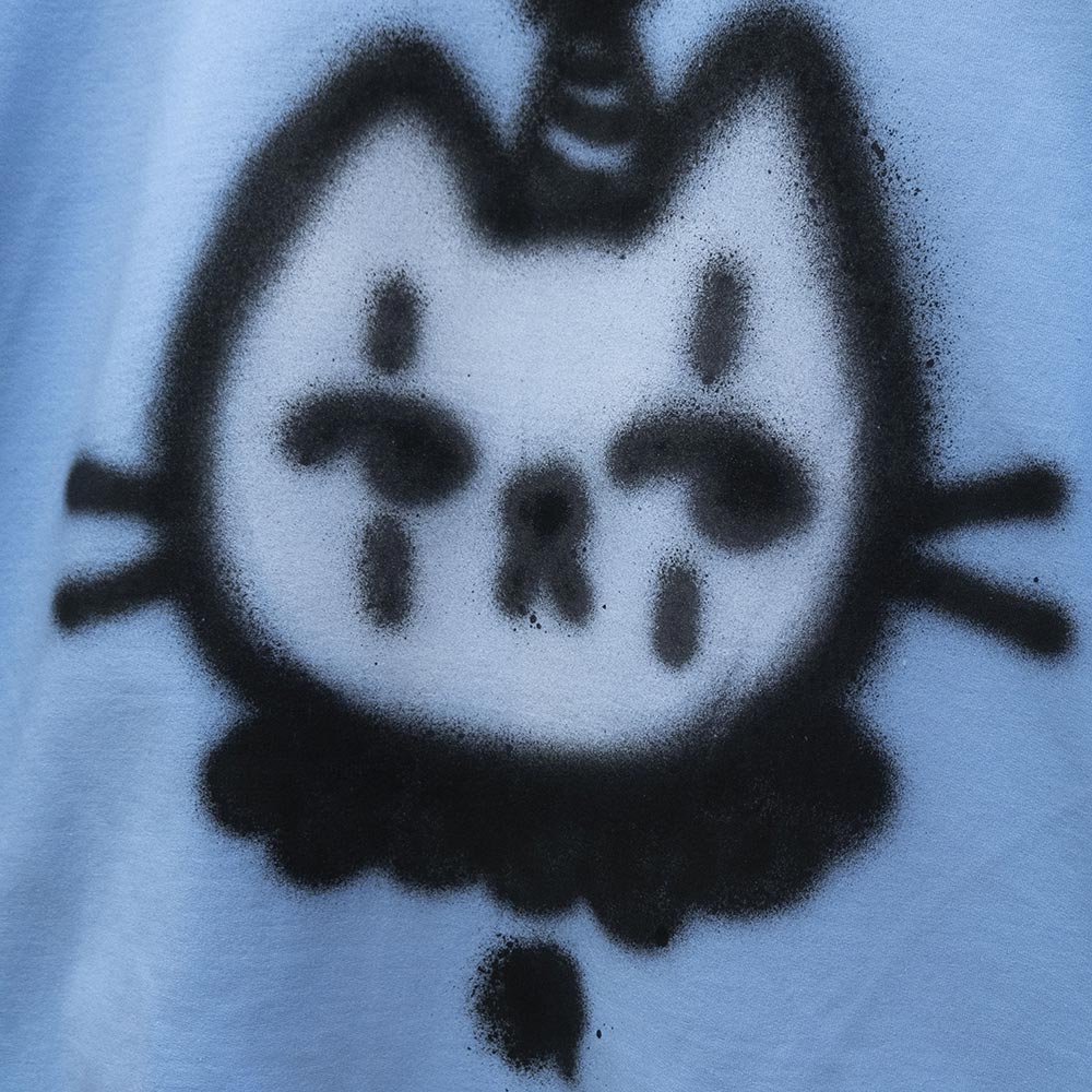 Pierrot spray painted sweatshirt (XL)