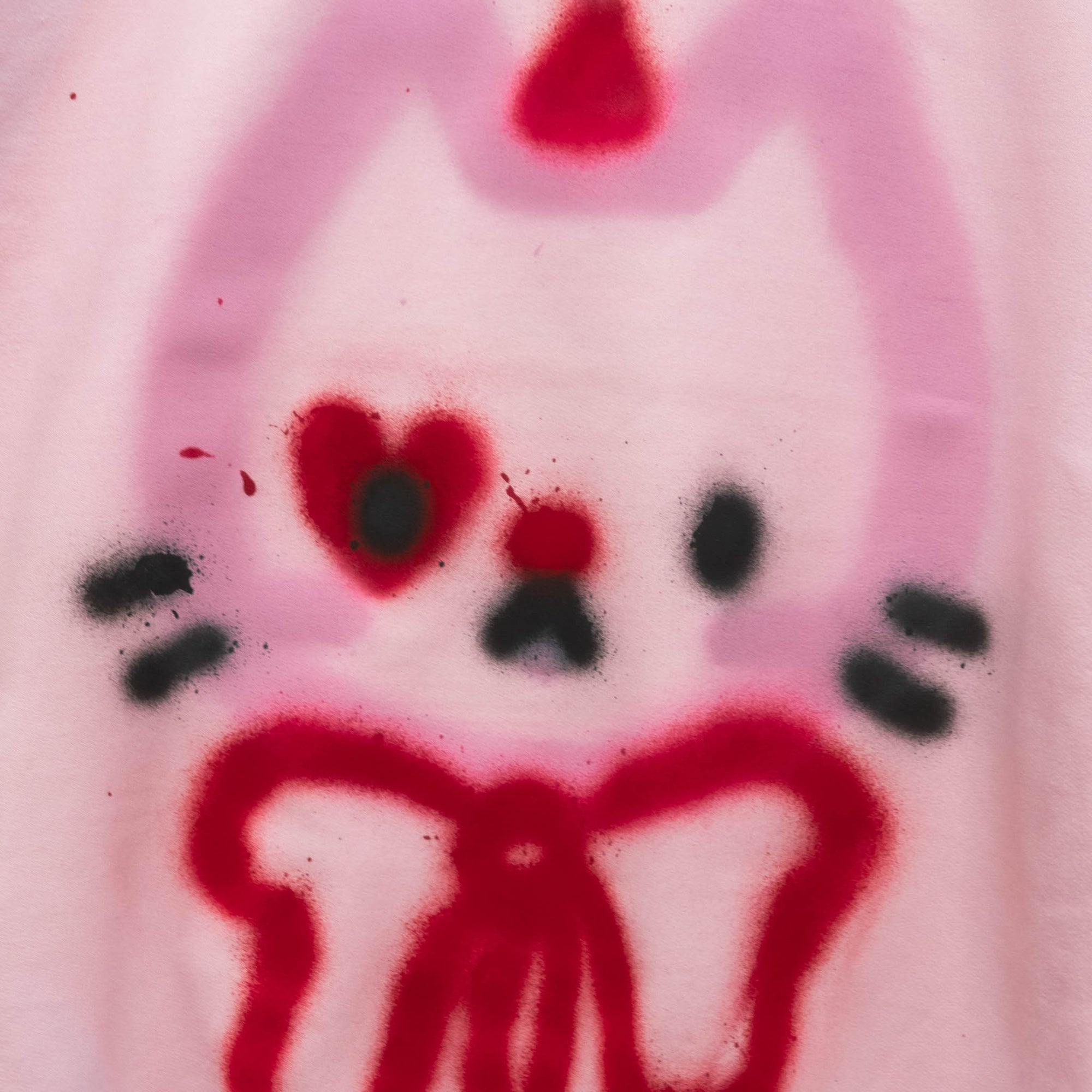 Chandail "Chat clown romantique" unique (M)