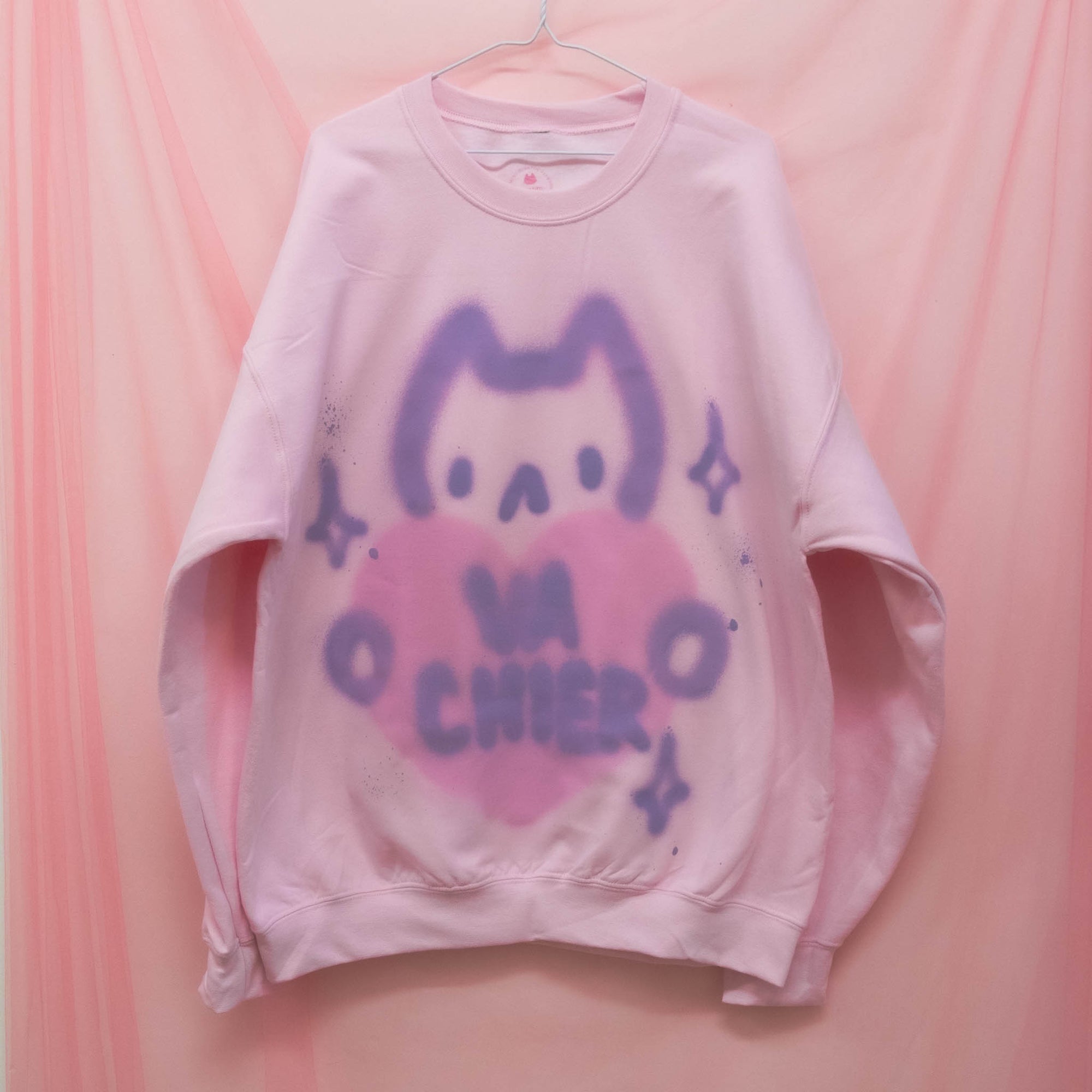 Chandail "Chat va chier" unique (XL)