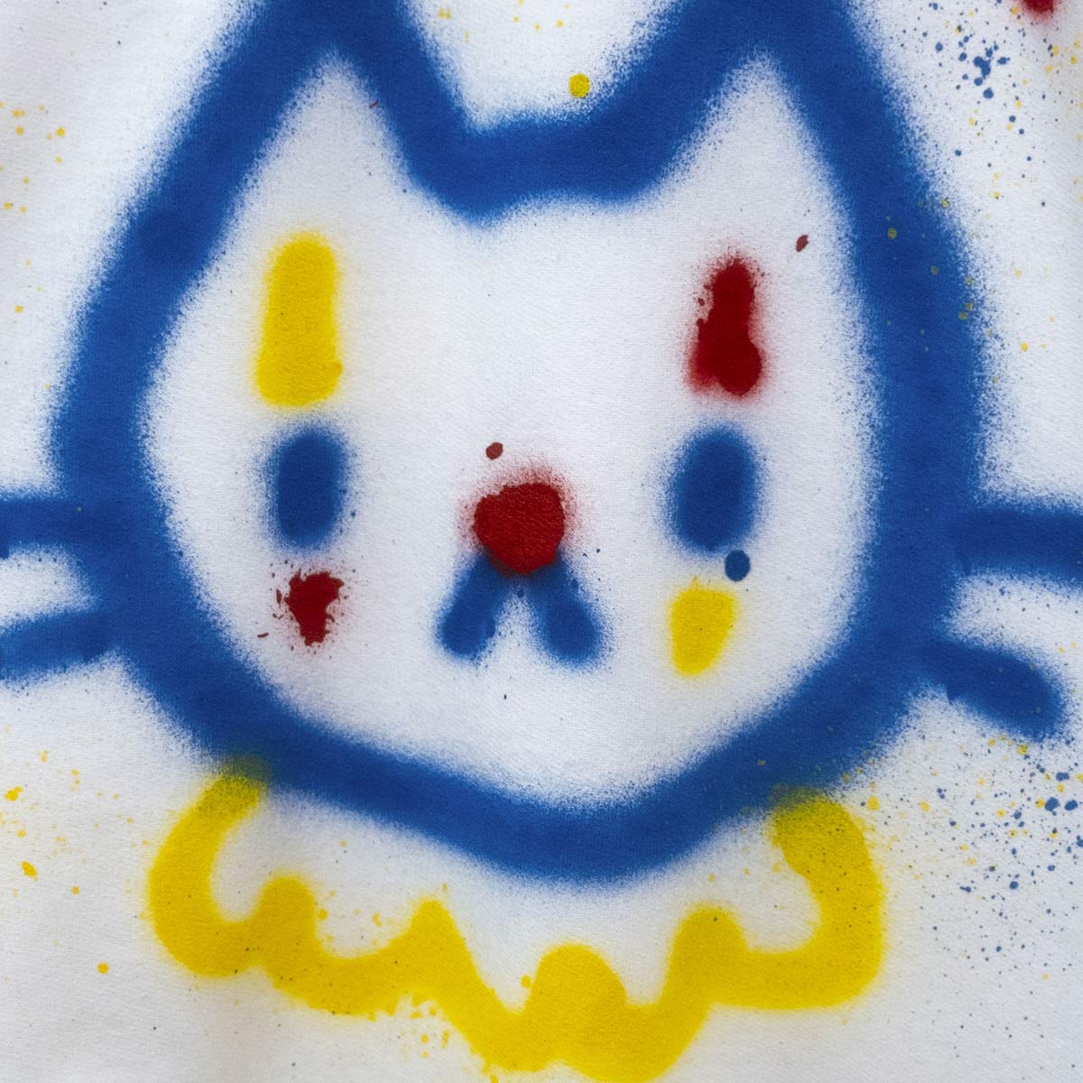 Spray painted Cat Clown Crewneck (XL)