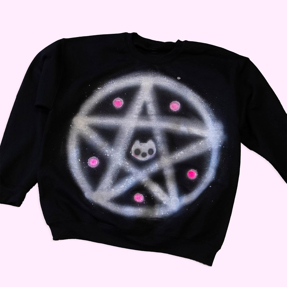 Chandail "pentacle argentée", taille unique large