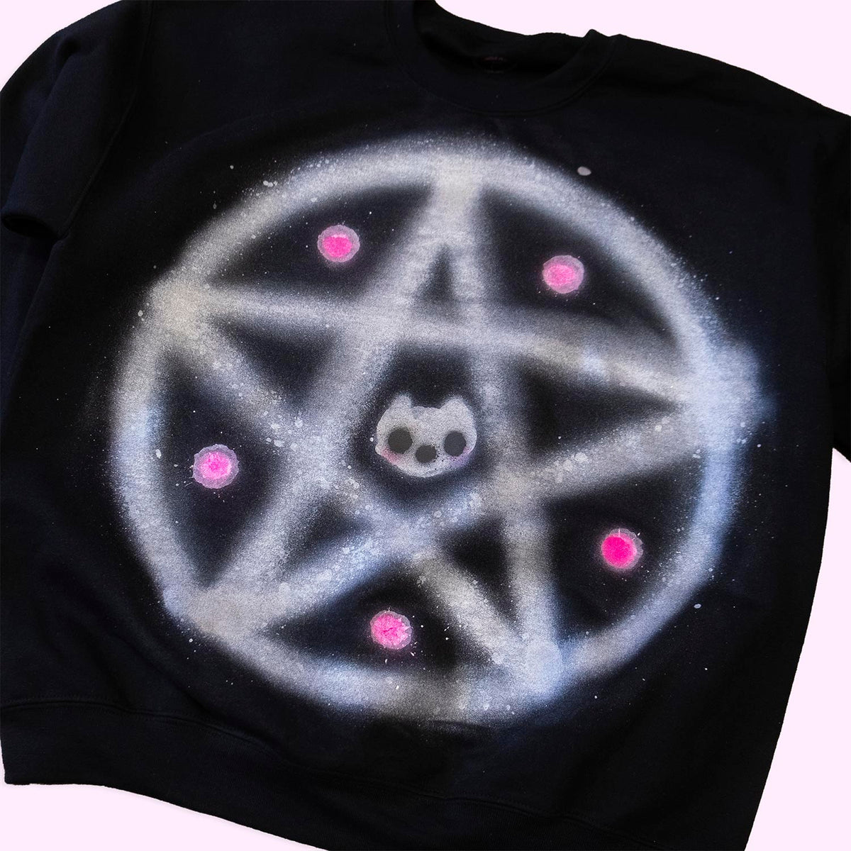Chandail "pentacle argentée", taille unique large