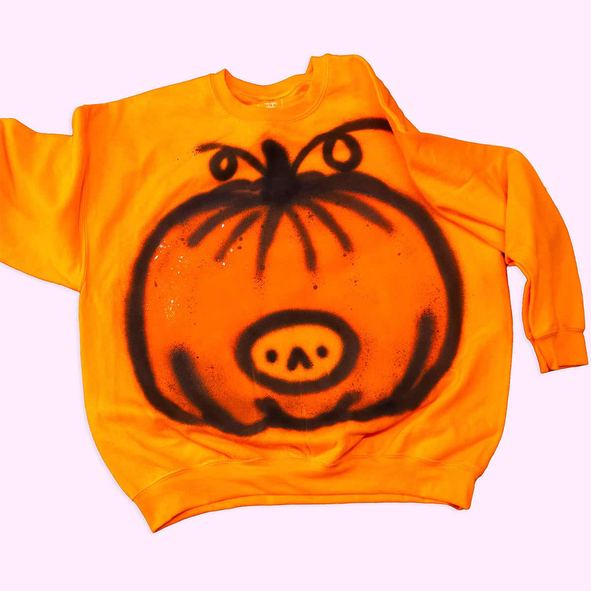 Unique "Pumpkat" Crewneck, size XL