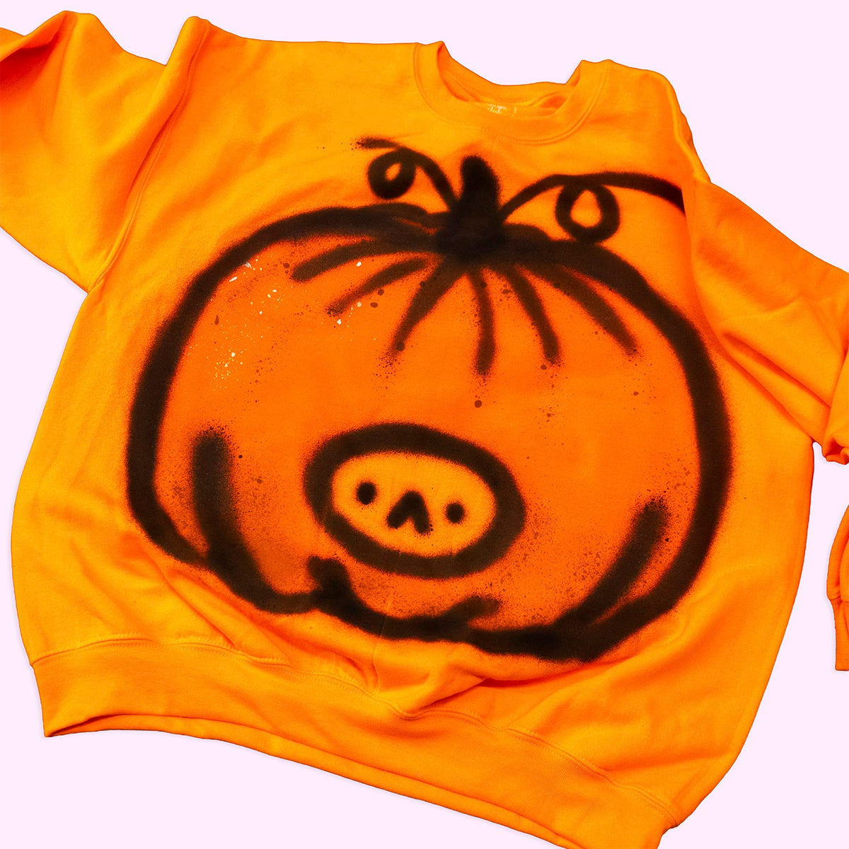 Unique "Pumpkat" Crewneck, size XL