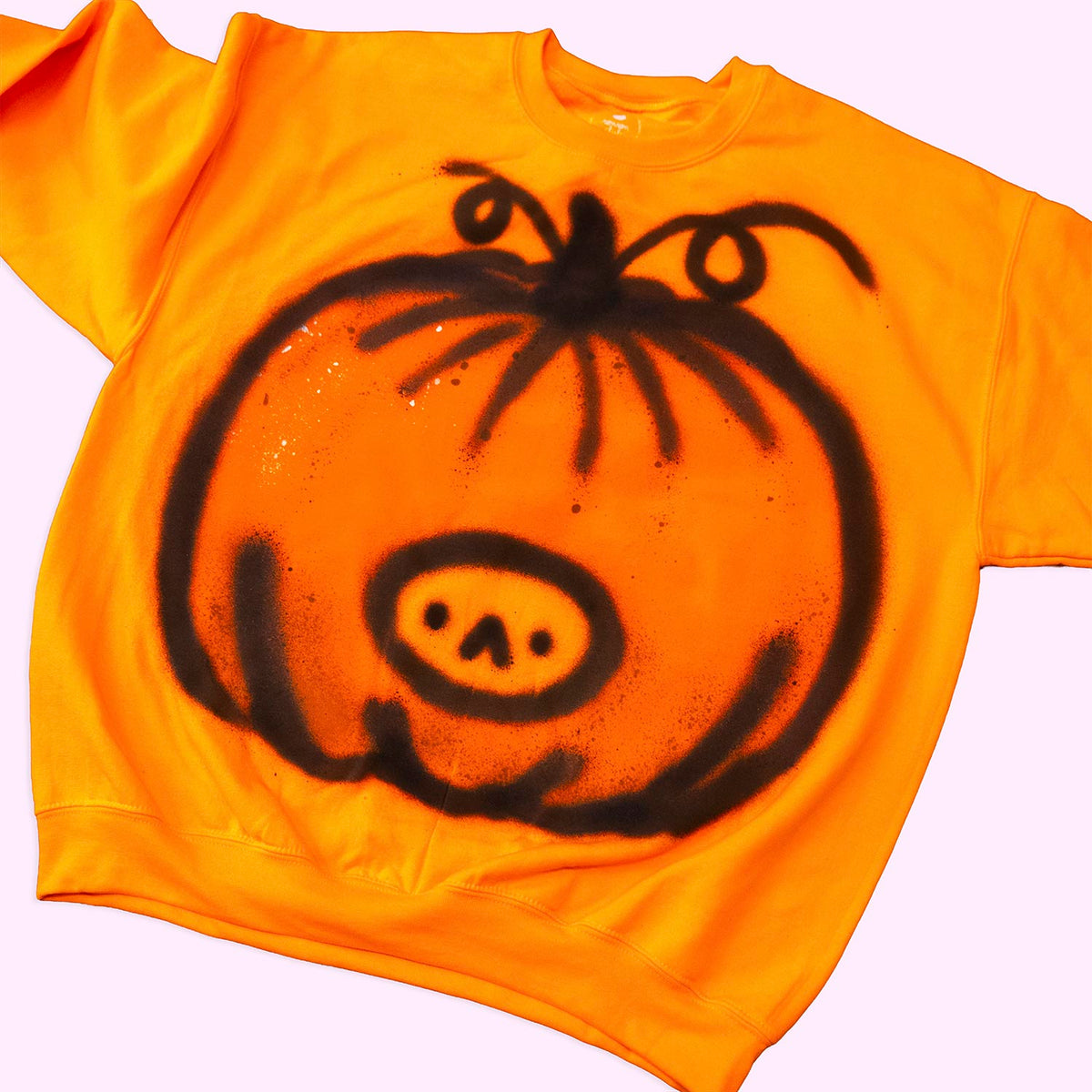 Unique "Pumpkat" Crewneck, size XL