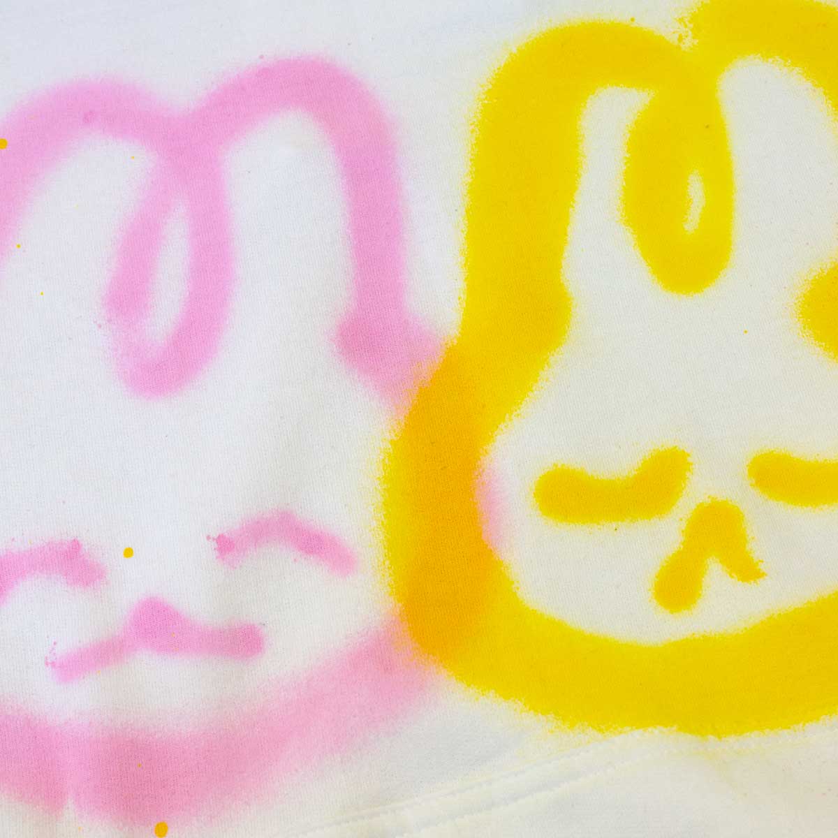 Spray Painted Bunnies Hoodie