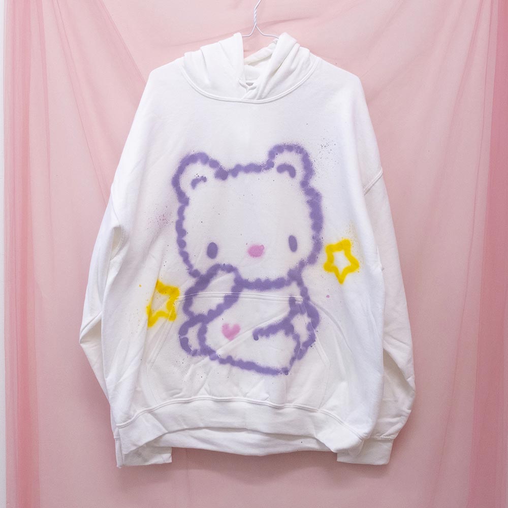 Unique "Cutie Teddy" Hoodie (XL)