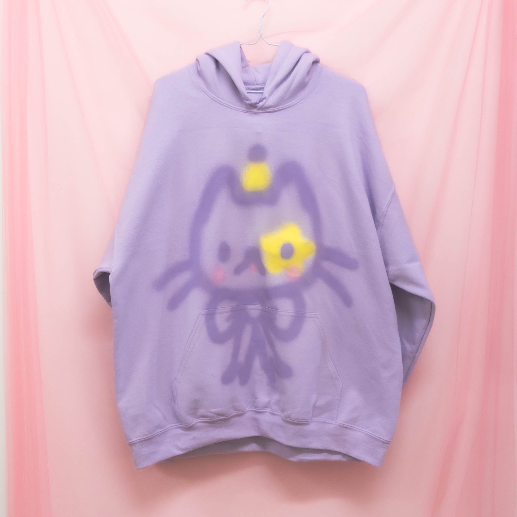 Unique "Starry Cat Clown" Hoodie (XL)