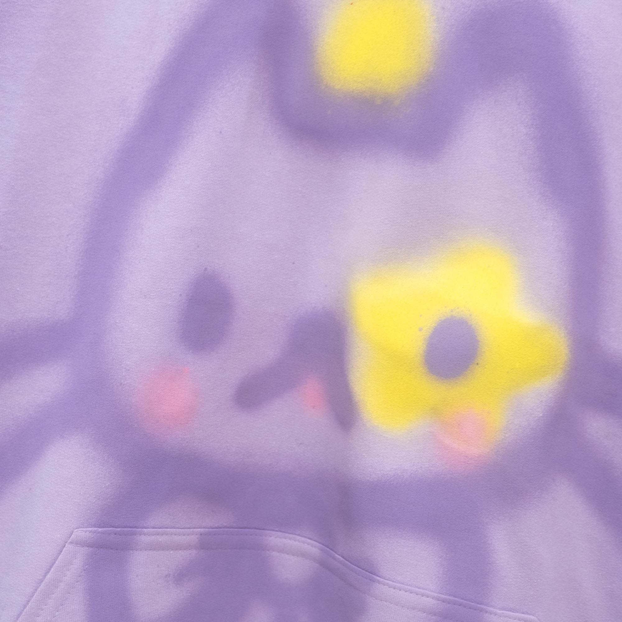 Chandail à capuchon "Chat clown étoile" unique (XL)