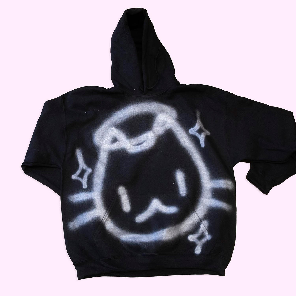 Chandail à capuchon "Chat argenté angélique", taille unique XL