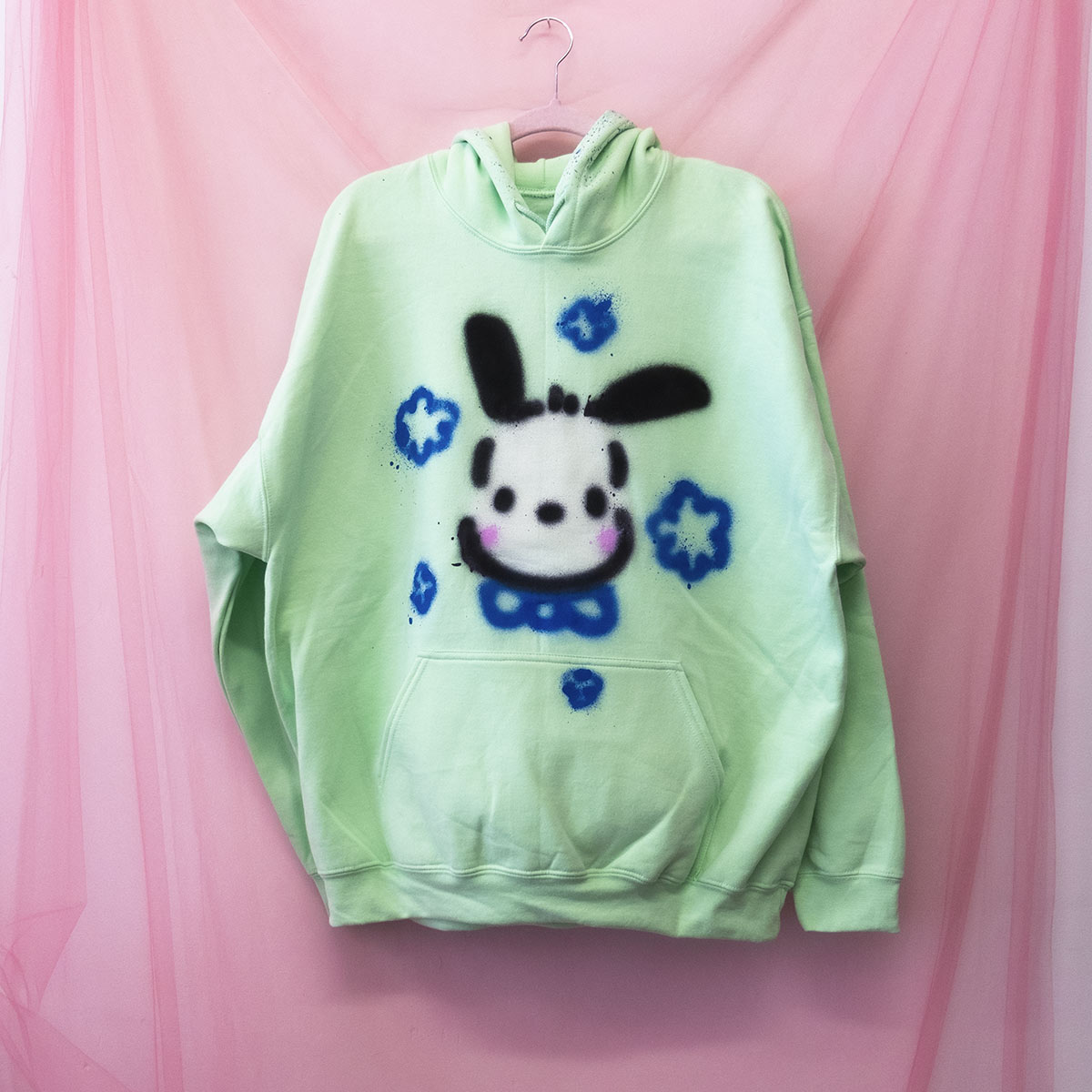 Spray Painted Pocha Hoodie (XL)