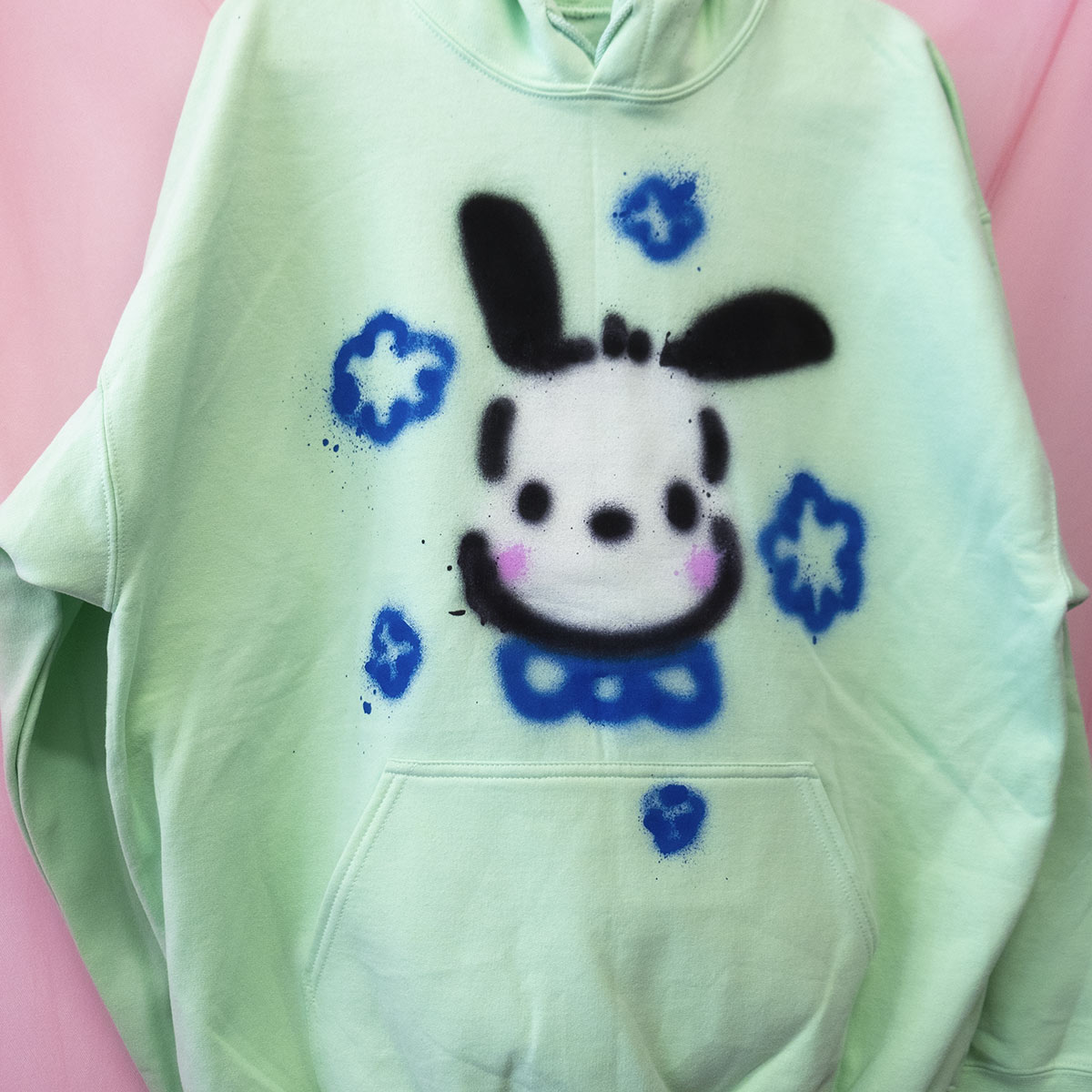 Spray Painted Pocha Hoodie (XL)