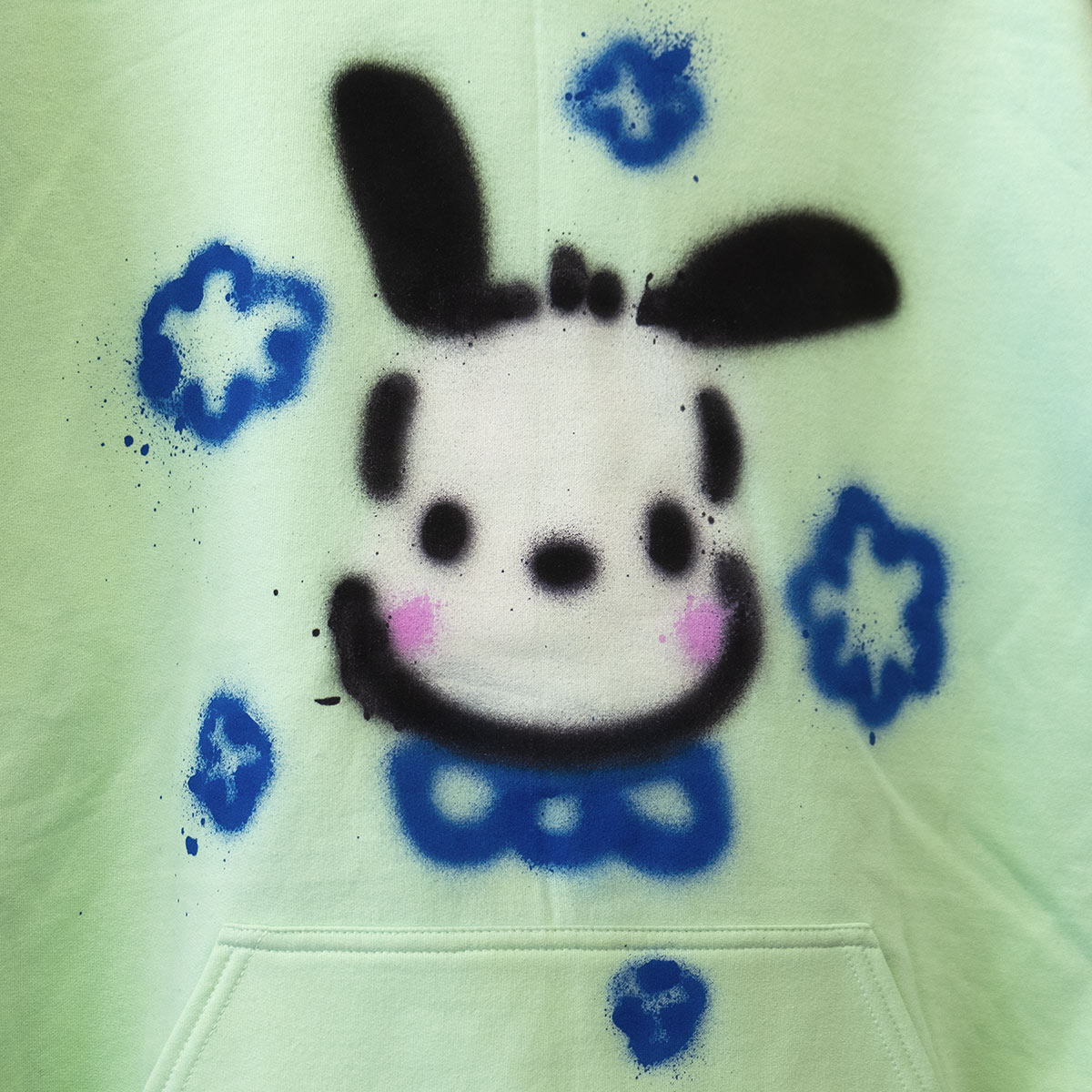 Spray Painted Pocha Hoodie (XL)