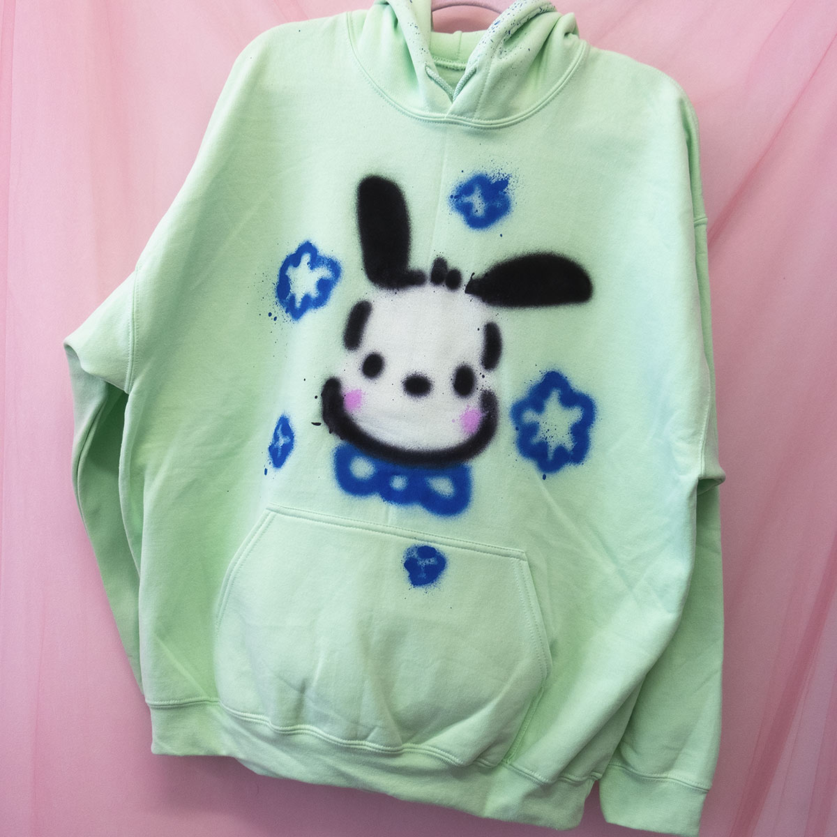 Spray Painted Pocha Hoodie (XL)