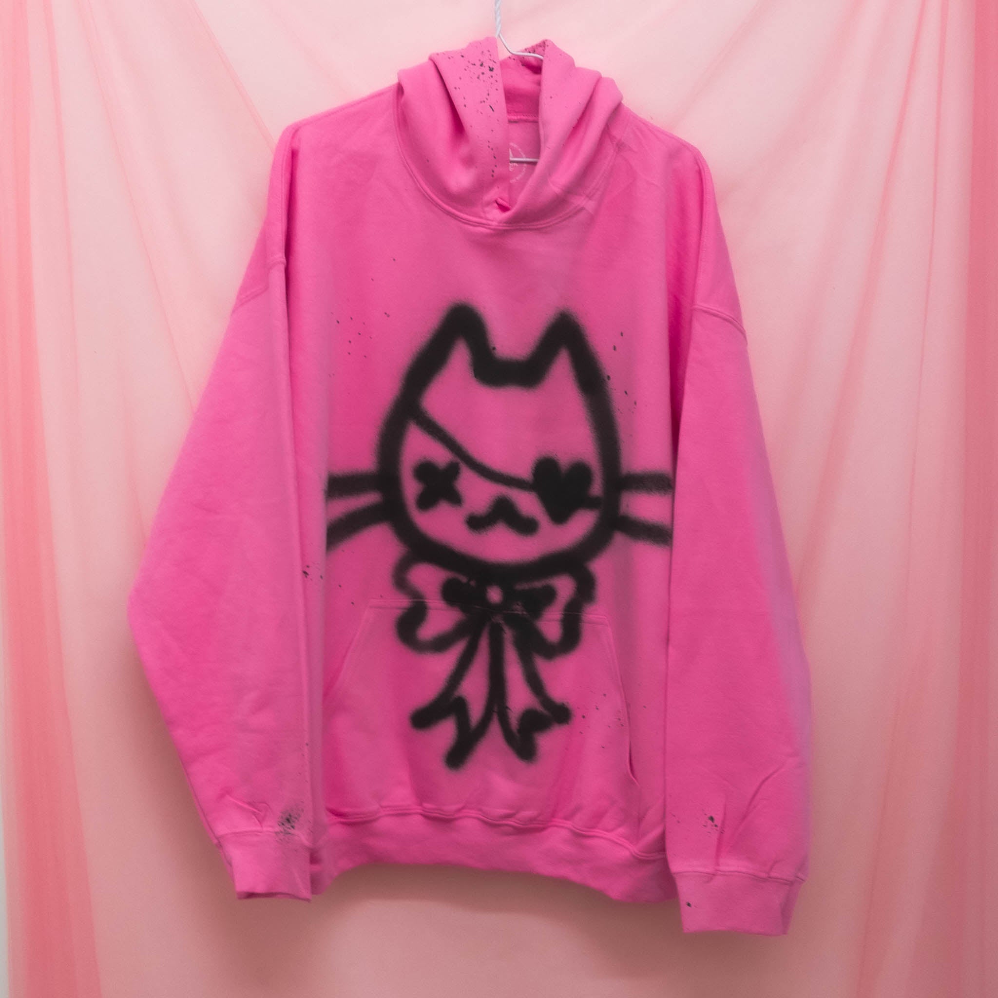 Unique "Pirate Cat" Hoodie (XL)