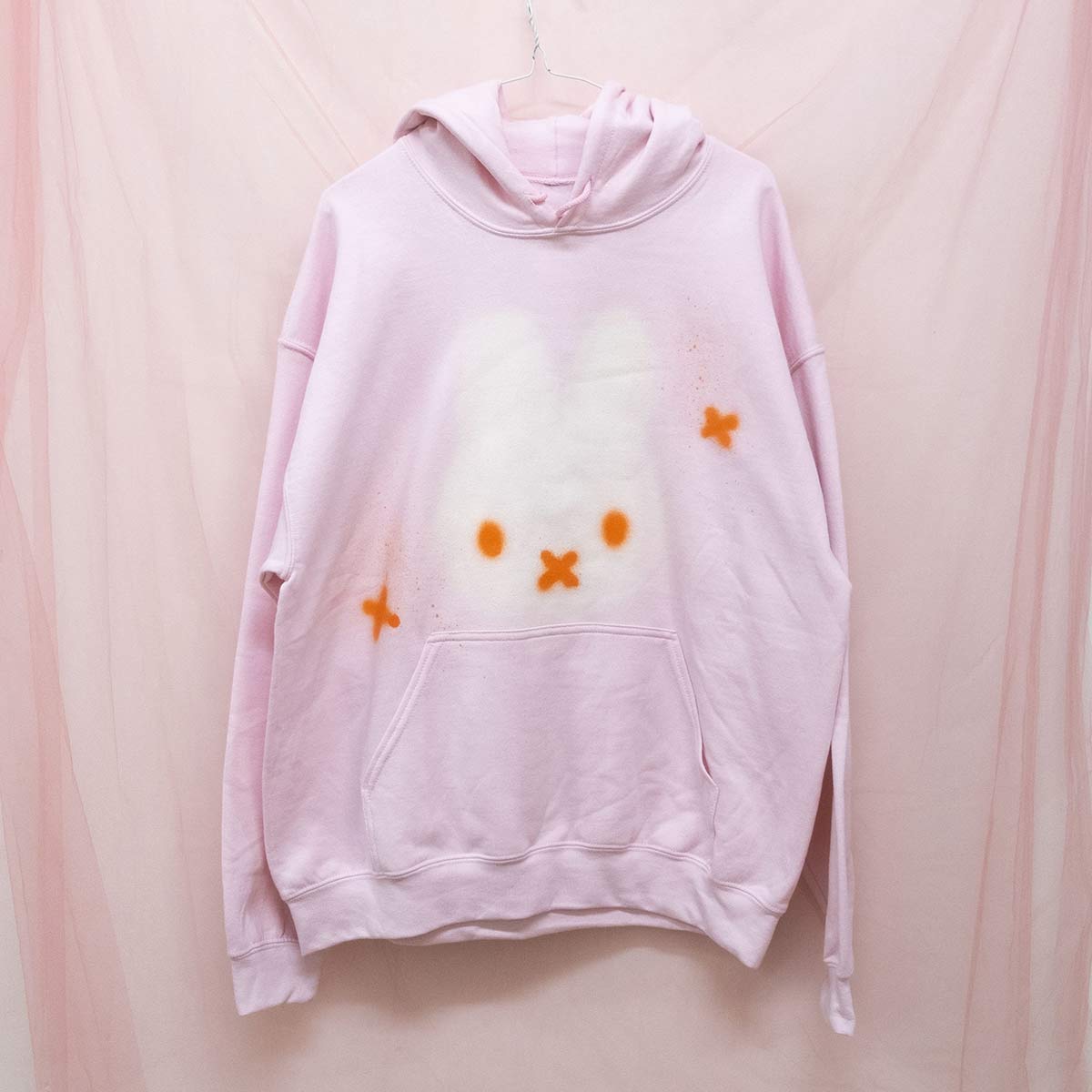 Spray Painted Miffy Hoodie (XL)