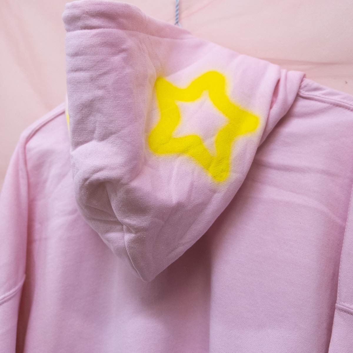 Spray Painted Emo Teddy Hoodie (2XL)