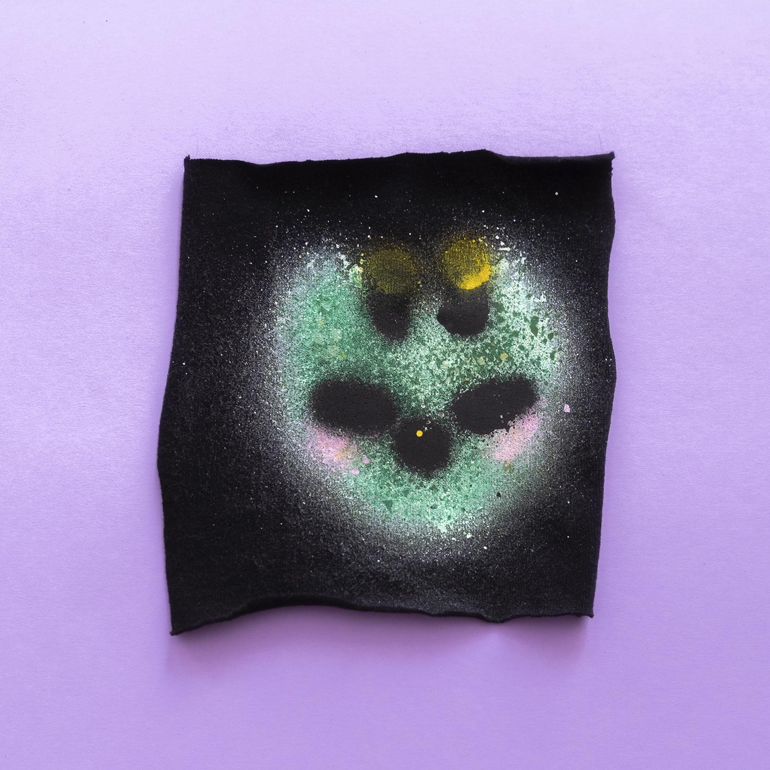 Spray Painted Cat Patches
