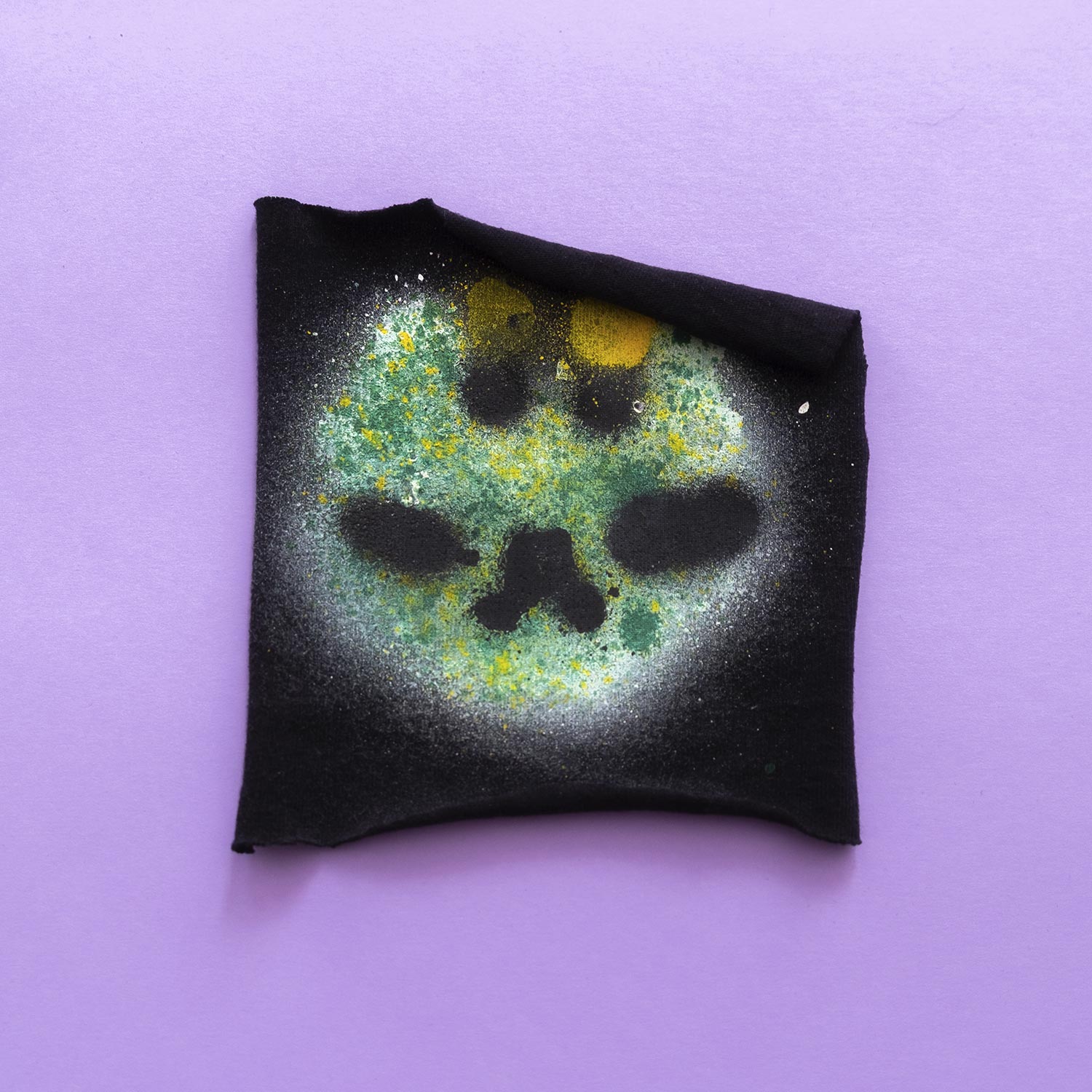 Spray Painted Cat Patches