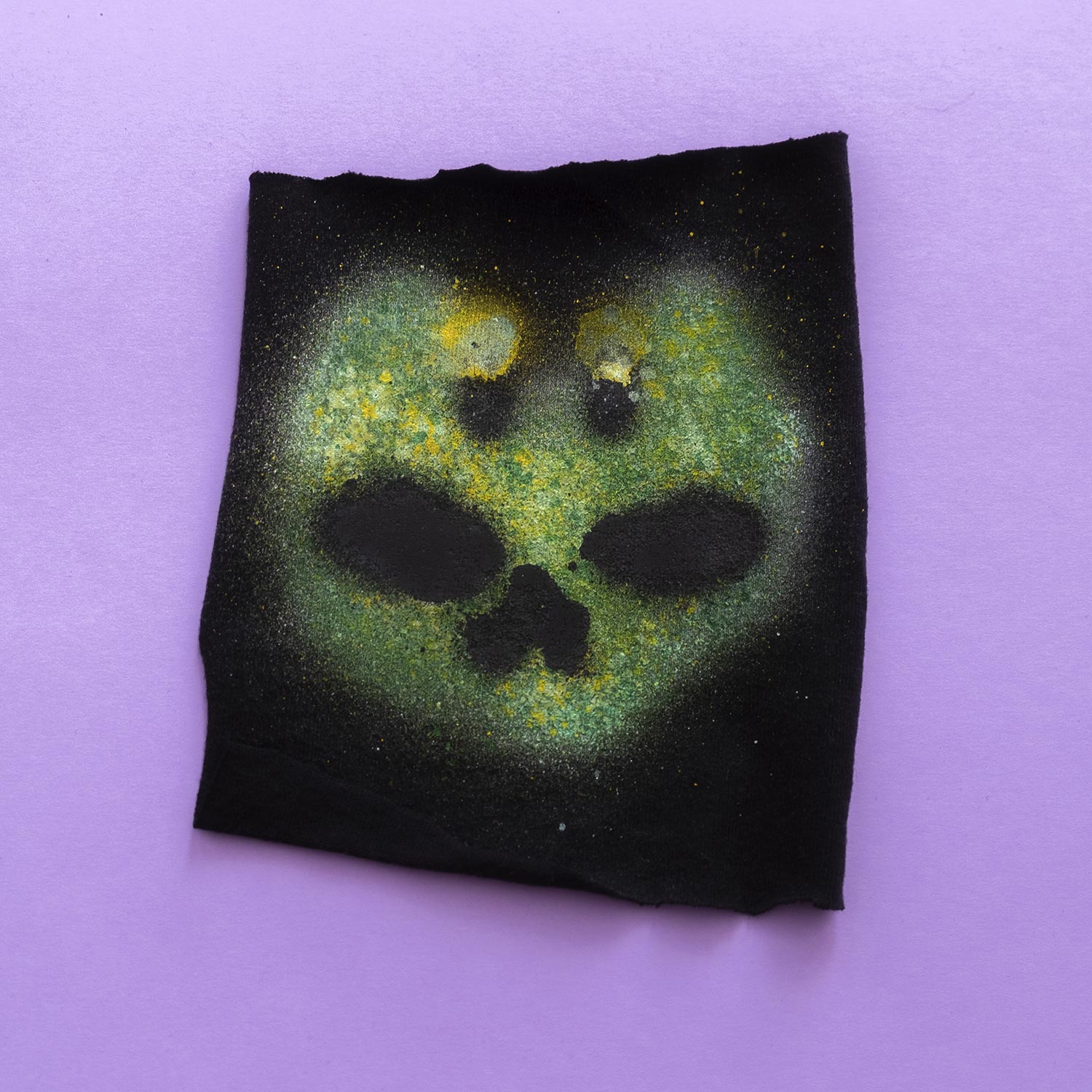 Spray Painted Cat Patches