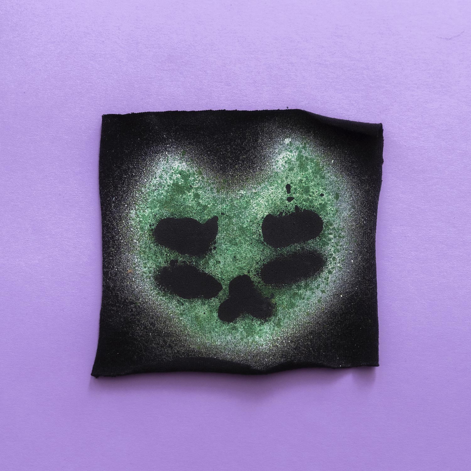 Spray Painted Cat Patches