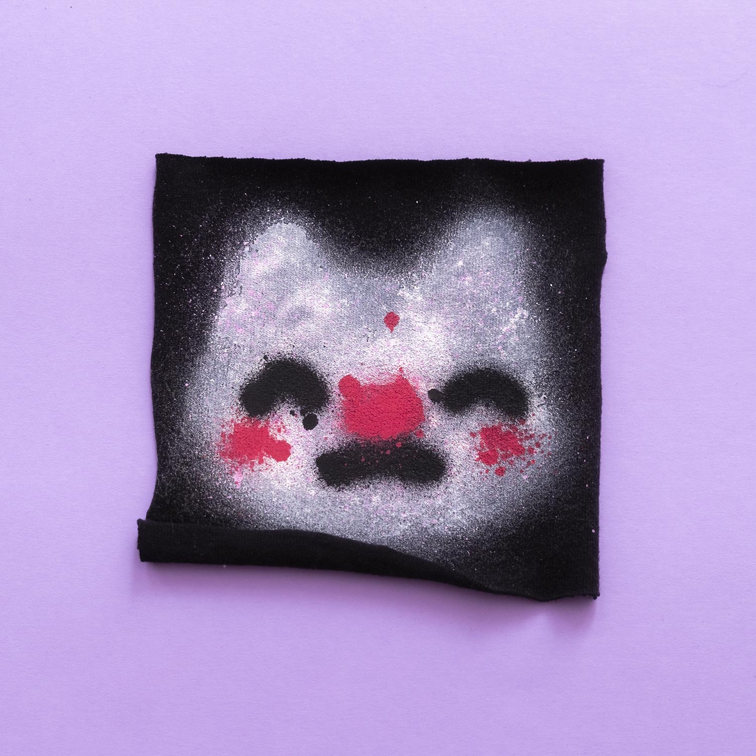Spray Painted Cat Patches