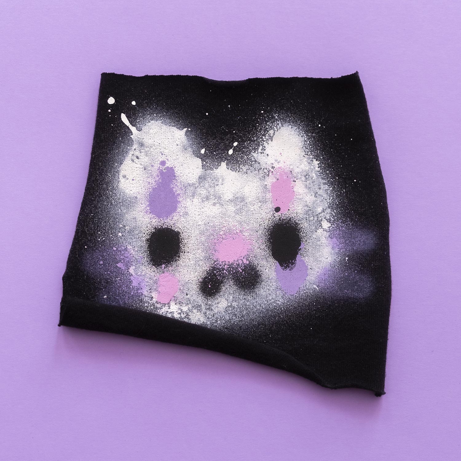 Spray Painted Cat Patches